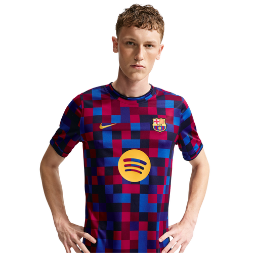 Nike Men's FCB Dri-FIT Short Sleeve Top - Size S - Blue/Red