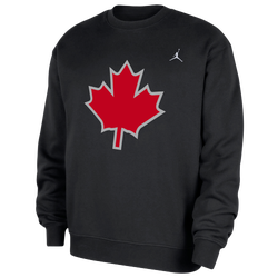 Men's - Nike Raptors City Edition ML Crew  - Black/Red