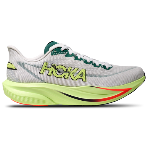 Mens HOKA Mach 7 - Running Shoes - Grey / Red / Neon Yuzu Size 11.0