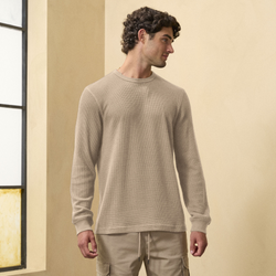 Pour hommes - CSG T-shirt à manches longues thermique - Chanvre/Chanvre