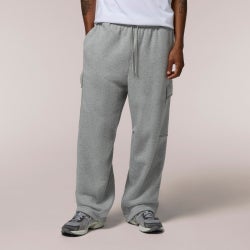 Men's - LCKR Trinity Baggy Cargo Fleece Sweatpants  - Grey Heather