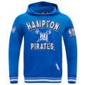 Pro Standard College HBCU Rib Fleece Pullover Hoodie - Pro Standard White/Royal Blue