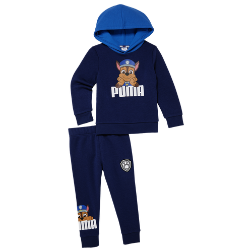 

Boys Preschool PUMA PUMA Paw Patrol Chase Fleece Hoodie Joggers Set - Boys' Preschool Blue/Blue Size 4