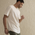 CSG Curve Hem T-Shirt  - Men's Chalk