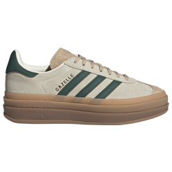 Women's - adidas Originals Gazelle Bold  - Magic Beige/Cream/Collegiate Green