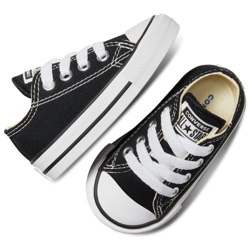 Kids Toddler Chuck Taylor Low Top Casual Shoes in Black Black Size 5.0 Canvas Lace by Converse