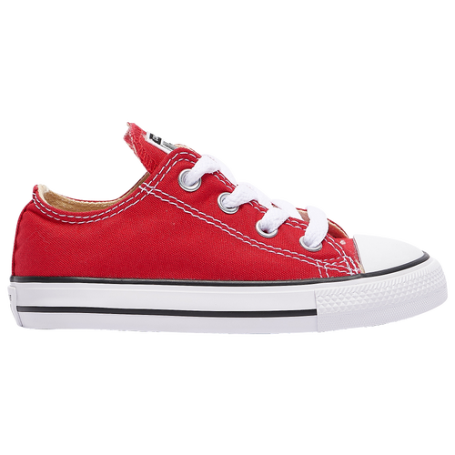 

Boys Converse Converse All Star Low Top - Boys' Toddler Basketball Shoe Red/White Size 04.0