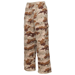 Men's - LCKR Trinity Baggy Cargo Fleece Sweatpants  - Sand Dune/Camo