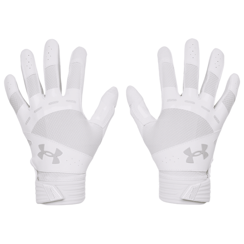 

Under Armour Womens Under Armour Notive Softball Batting Gloves - Womens White/Halo Gray Size L