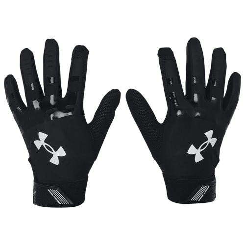 

Under Armour Womens Under Armour Radar Softball Batting Gloves - Womens Black/White Size L