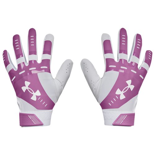 

Under Armour Womens Under Armour Radar Softball Batting Gloves - Womens White/Jellyfish Size M