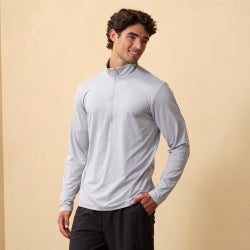 Men's - CSG Active Define Half-Zip  - Gray/Gray