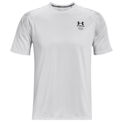 Men's - Under Armour Armourprint Short Sleeve T-Shirt - Halo Gray/Black