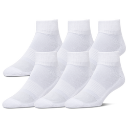 Adult - CSG Quarter Socks 6 Pack - White