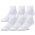 CSG Quarter Socks 6 Pack - Adult White