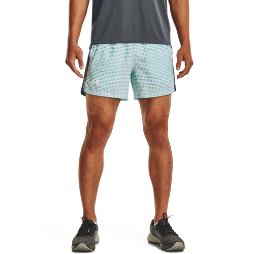 

Under Armour Mens Under Armour 5Printed Launch Stretch Woven Run Short - Mens Fuse Teal/Pitch Gray/Reflective Size 3XL