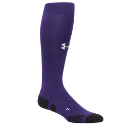 Adult - Under Armour Team Soccer Over-the-Calf Socks - Purple/Black/White