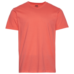 Men's - CSG V Neck T-Shirt  - Sunset Coral/Sunset Coral