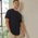 CSG Curve Hem T-Shirt  - Men's Black