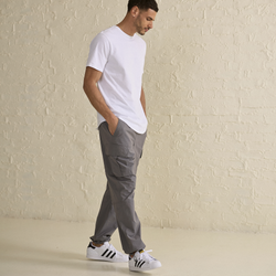 Men's - CSG Curve Hem T-Shirt  - White