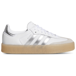Women's - adidas Originals Sambae  - White/Metallic