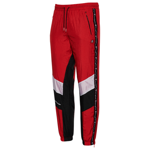 

Champion Mens Champion Nylon Windsuit Pants - Mens Red/Black Size S