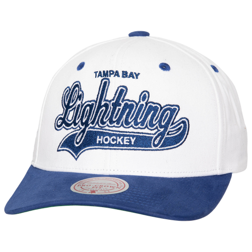 

Mitchell & Ness Mens Tampa Bay Lightning Mitchell & Ness Lightning Tail Sweep Pro Snapback - Mens White/Blue Size One Size