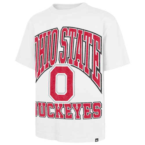 47 Brand Mens Ohio State Buckeyes Big Short Sleeve T-Shirt - - White