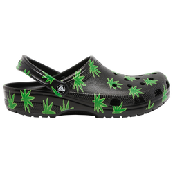 Men's - Crocs Classic Clog Print - Black/Green