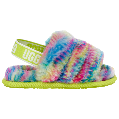 

UGG Girls UGG Fluff Yeah Pixelate Boots - Girls' Grade School Purple/Pink/Multi Size 05.0