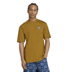 Men's - adidas Originals Wabash Loose T-Shirt  - Bronze Strata