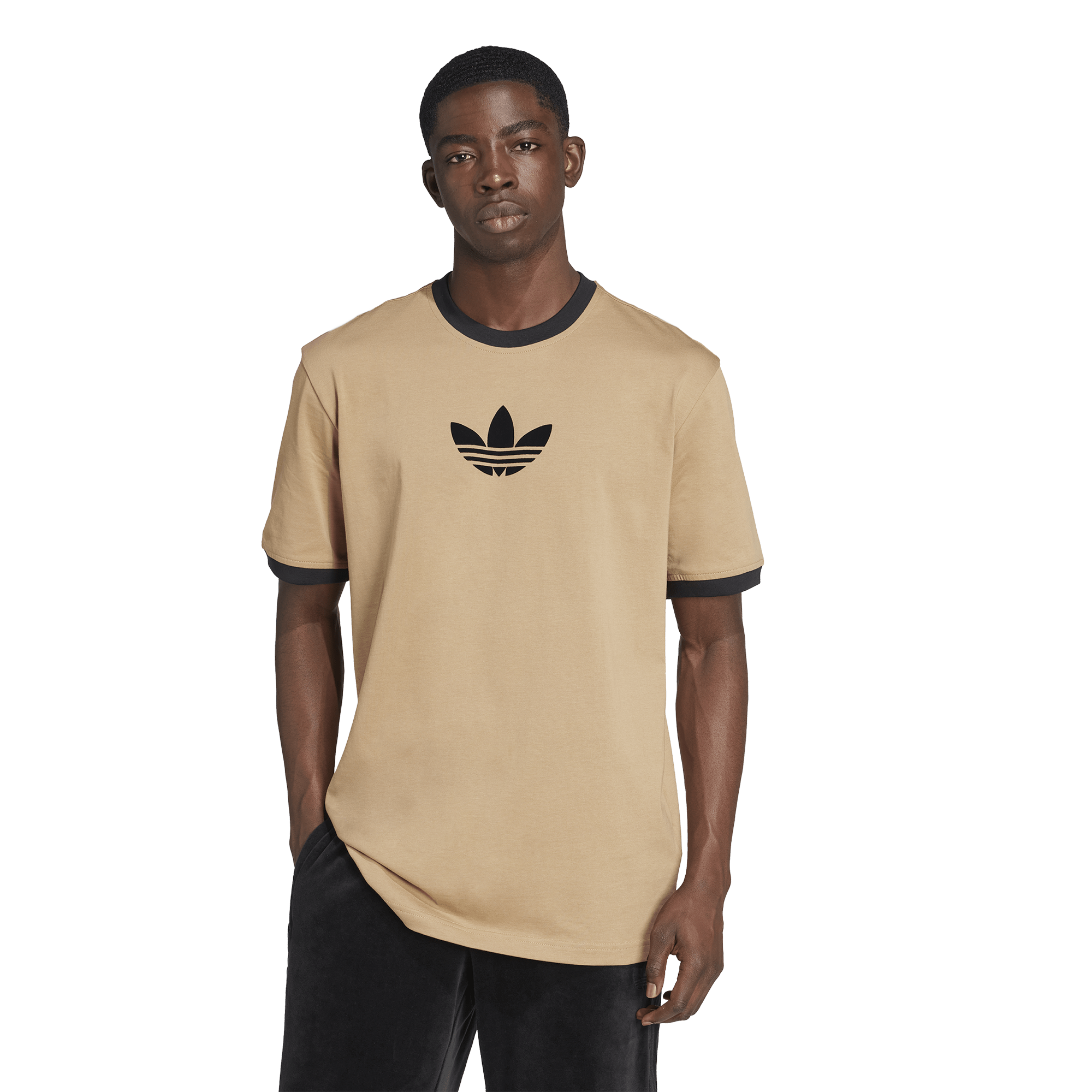 下馬オリーブ　Tシャツ adidas Originals Oversized Trefoil T-Shirt - Men's | Champs Sports