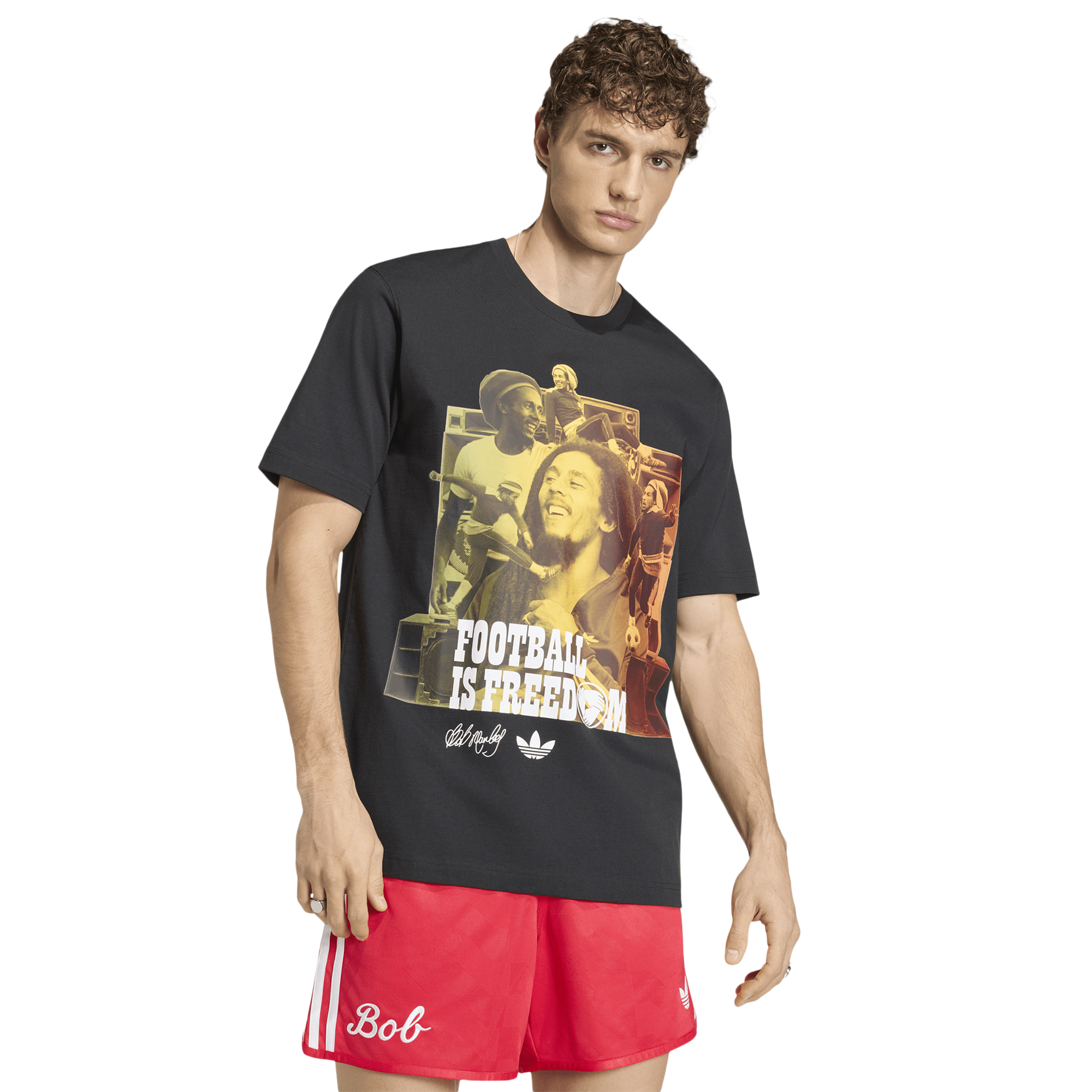 adidas Jamaica Bob OG 1 T-Shirt  - Men's