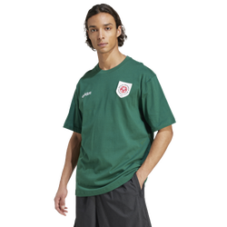 Men's - adidas Originals Badge Graphic T-Shirt  - Collegiate Green