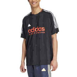 Men's - adidas Tiro Jaquard Jersey - Black