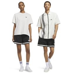 Men's - adidas Warp Knit Shorts  - Black/Ivory