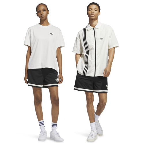 adidas Men's Warp Knit Shorts - Size L - Black/Ivory