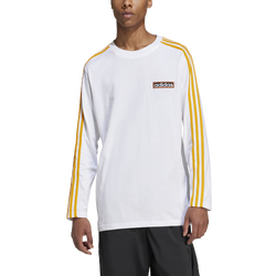 Men's - adidas Originals Adibreak Long Sleeve T-Shirt - White