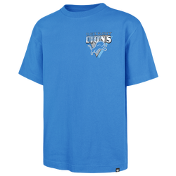 Men's - 47 Brand NFL Detroit Lions Bar S/S T-Shirt - Blue Raz