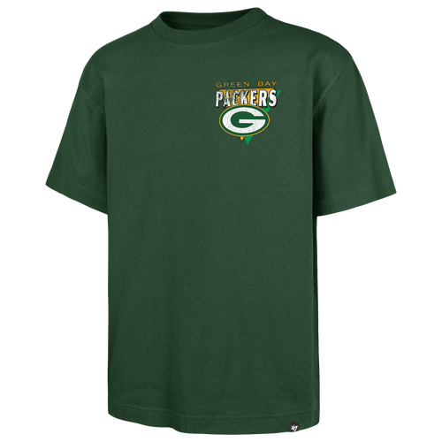 47 Brand Mens Green Bay Packers NFL Green Bay Packers Bar Short Sleeve T-Shirt - - Dark Green