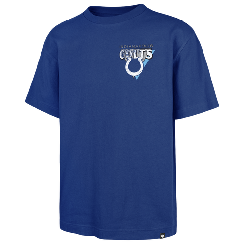 47 Brand Mens Indianapolis Colts NFL Indianapolis Colts Bar Short Sleeve T-Shirt - - Royal Size XL