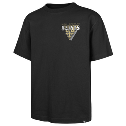 Men's - 47 Brand NFL New Orleans Saints Bar S/S T-Shirt - Black