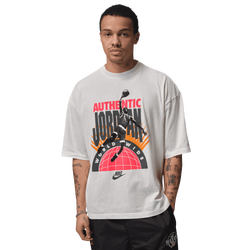 Men's - Jordan Reissue WW Oversized Short Sleeve Crew  - Sail/Infrared 23