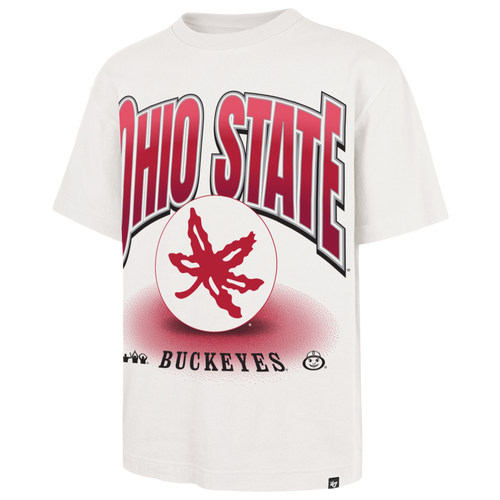 47 Brand Mens Ohio State Buckeyes Flex Short Sleeve T-Shirt - - White