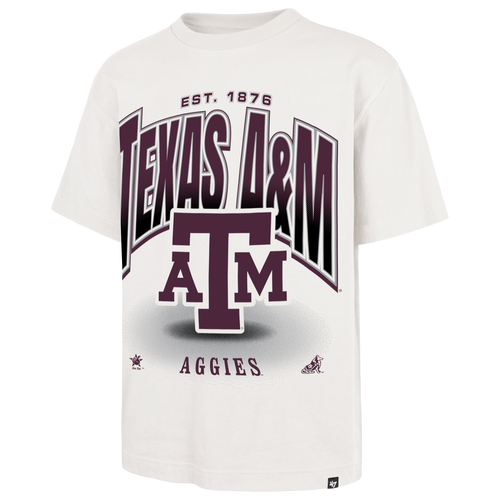 47 Brand Mens Texas A&M Aggies Flex Short Sleeve T-Shirt - - White