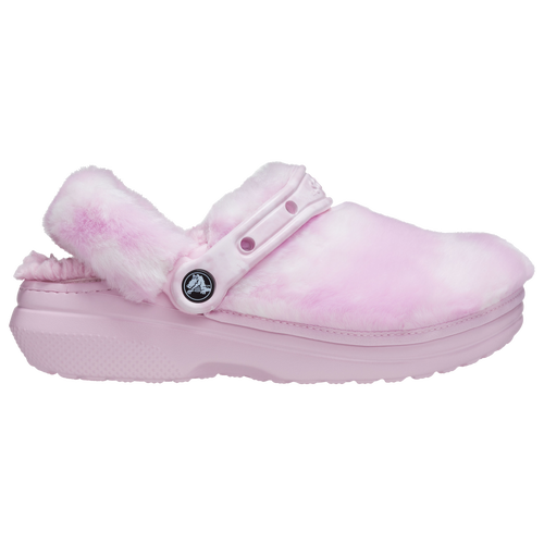 

Crocs Womens Crocs Classic Fur Sure - Womens Shoes Pink/White Size 06.0