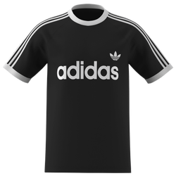 Men's - adidas 3-Stripes Slim Ringer T-Shirt  - Black/White