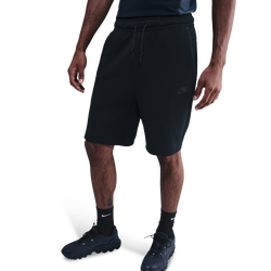 Men's - Nike Tech Fleece Shorts  - Black/Black