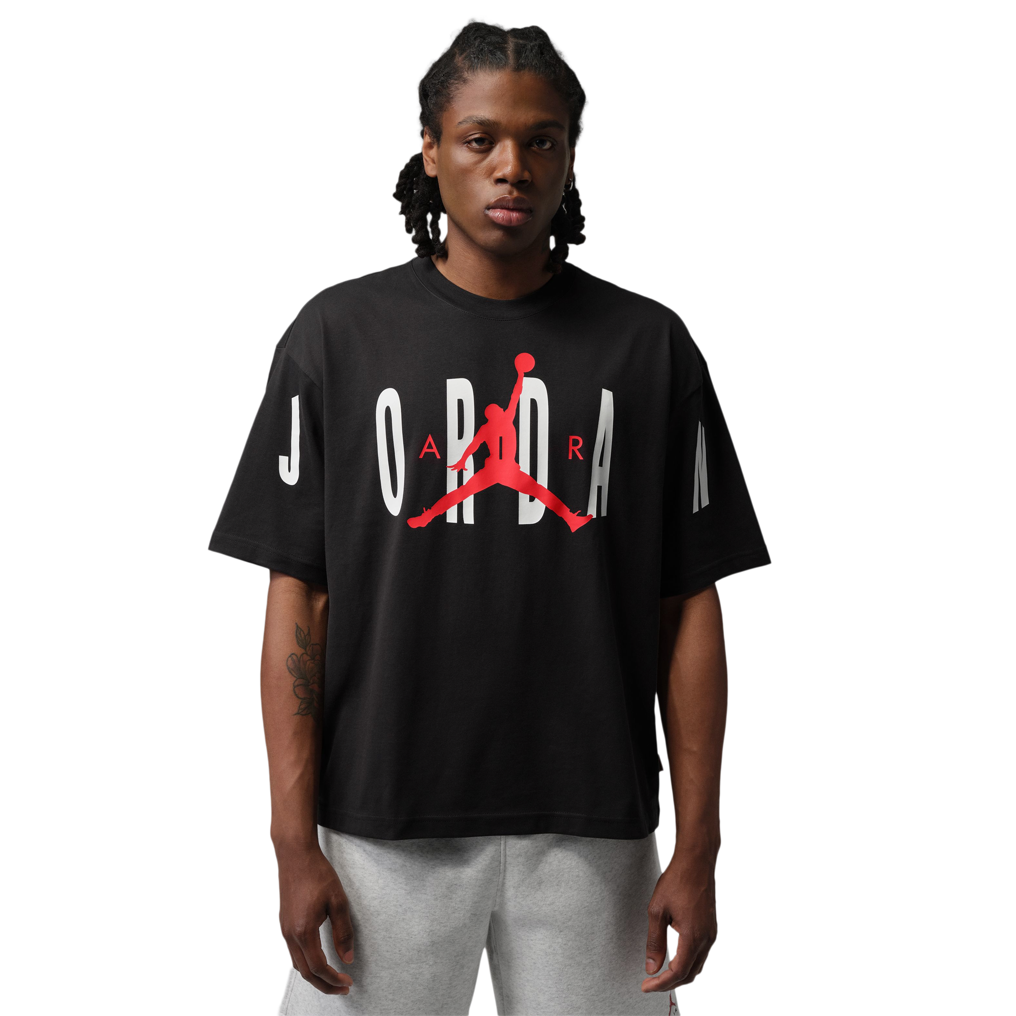 Jordan Stretch Oversized Short Sleeve Crew  - Men's