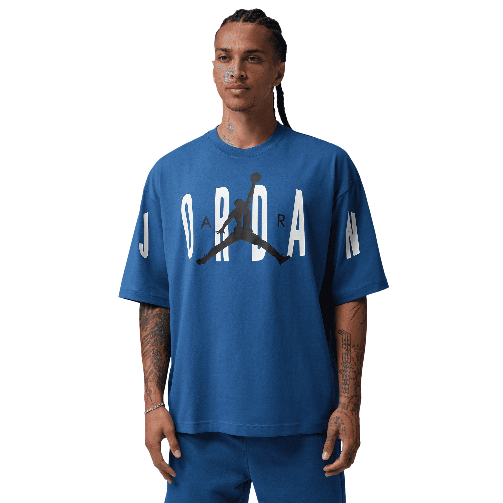 Jordan Stretch Oversized Short Sleeve Crew  - Men's
